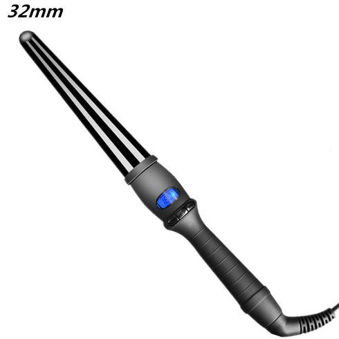 Ceramic Styling Tools professional Hair Curling Iron Hair waver Pear Flower Cone Electric Hair Curler Roller Curling Wand - ROUTINE FASHION